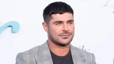 US actor Zac Efron attends the Los Angeles premiere of Netflix's "A Family Affair" at the Egyptian Theatre in Los Angeles, June 13, 2024. (Photo by Michael Tran / AFP) (Photo by MICHAEL TRAN/AFP via Getty Images)