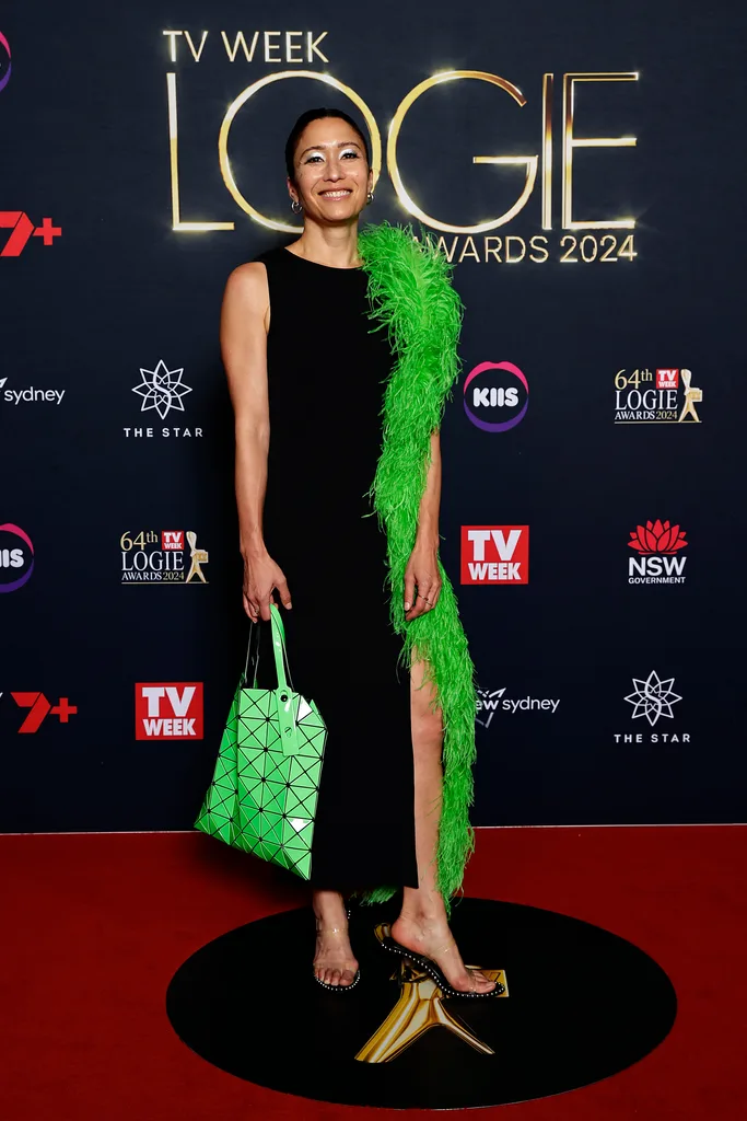 Insight's Kumi Taguchi at the 2024 Logie Awards.