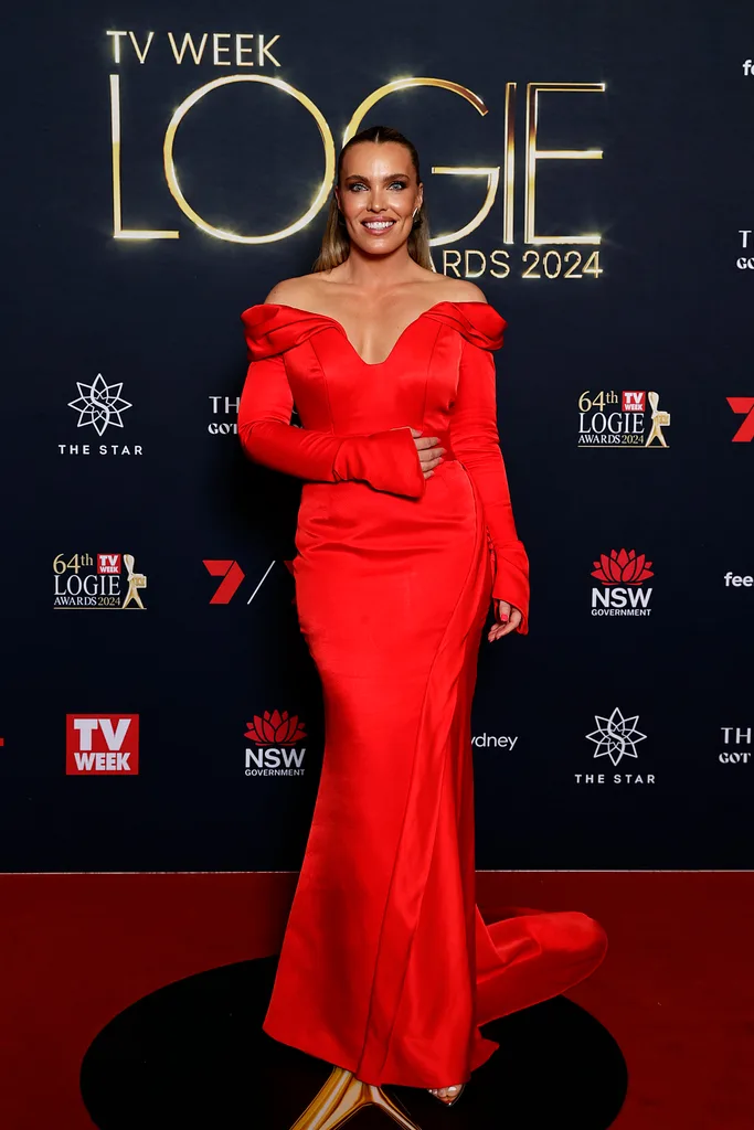 Abbey Holme attends the 2024 Logie Awards. 