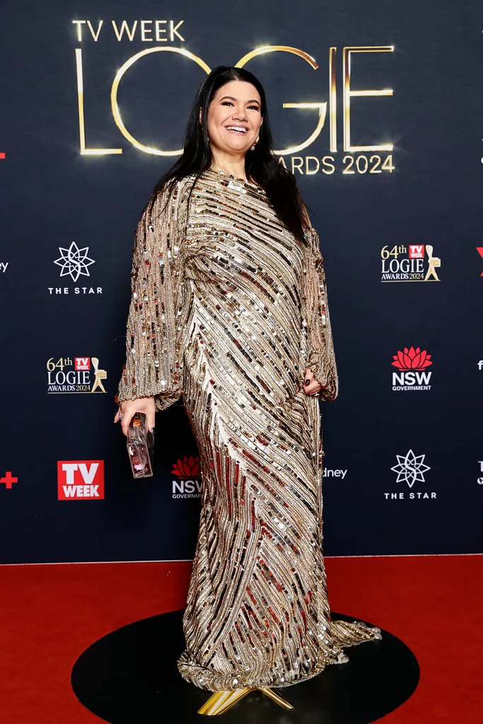  Tanya Hennessy attends the 2024 Logie Awards. 