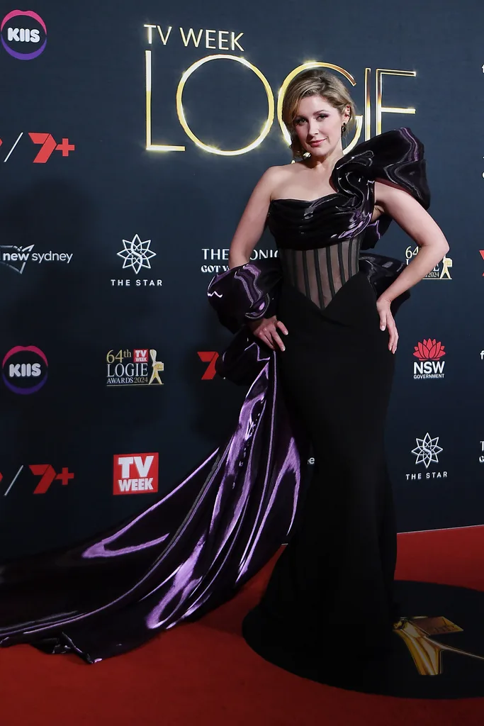 SYDNEY, AUSTRALIA - AUGUST 18: Emma Hamilton attends the 64th TV WEEK Logie Awards at The Star, Sydney on August 18, 2024 in Sydney, Australia. (Photo by Wendell Teodoro/Getty Images)