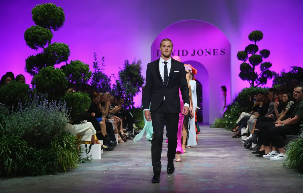 Jett Kenny modelling for David Jones