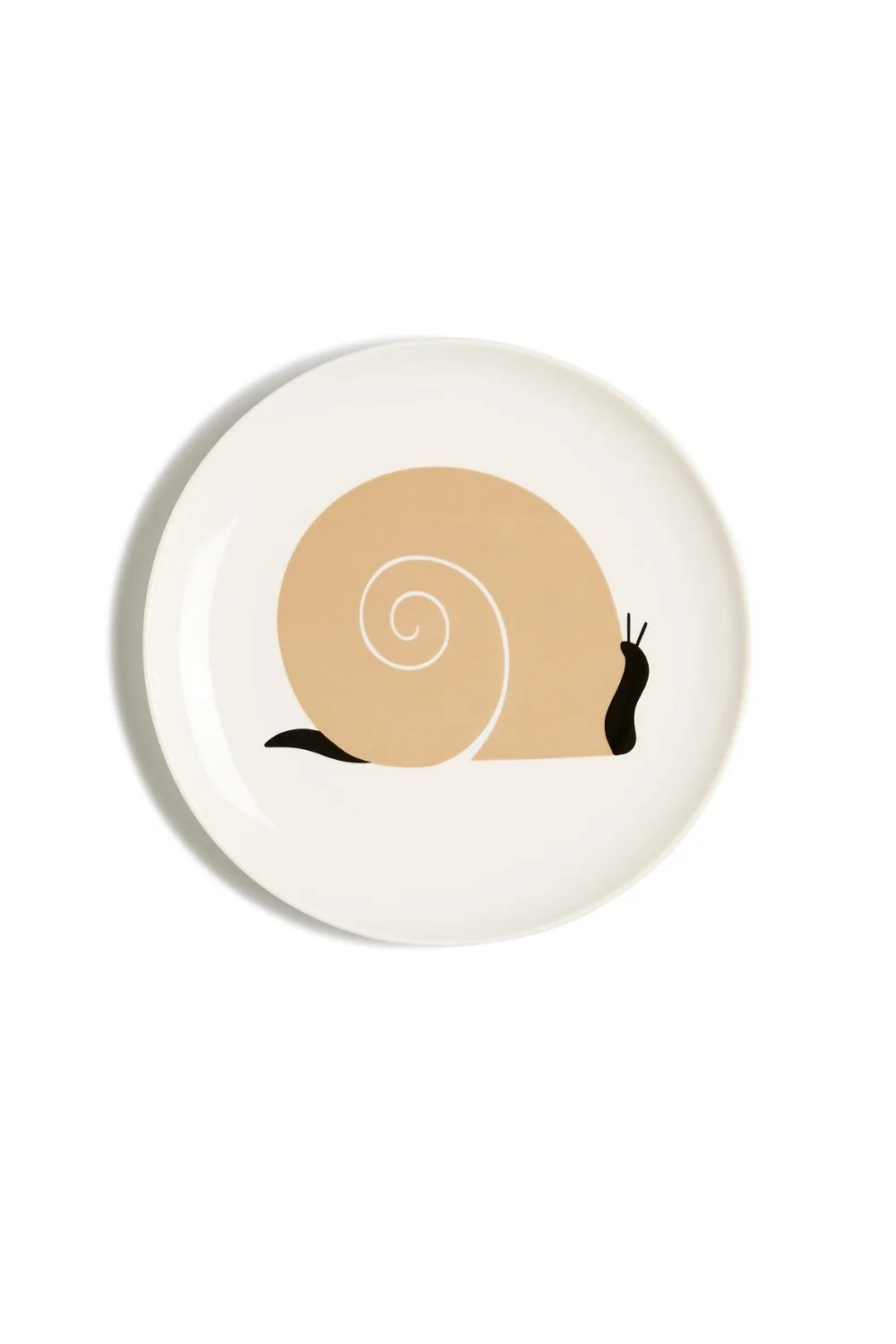 maison balzac dinner plate with snail