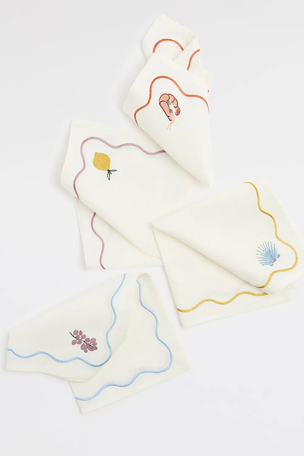 dusk embroidered napkins