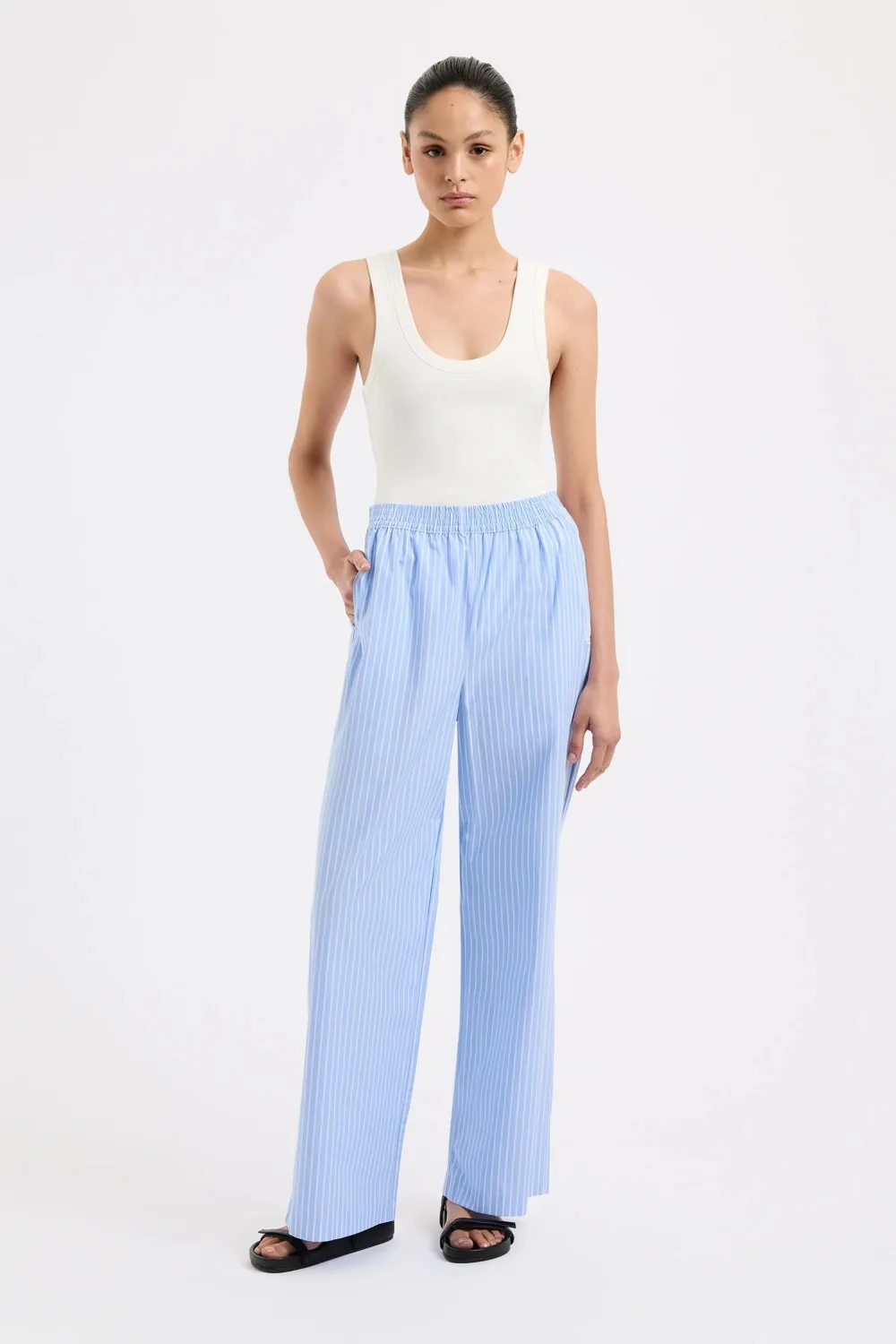 Nude Lucy blue striped pant