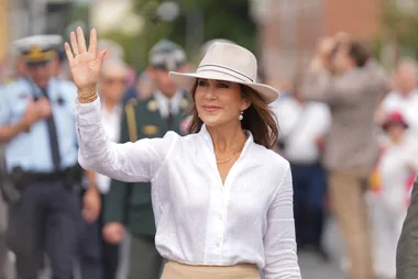 Queen Mary of Denmark wears a hat from Canopy Bay