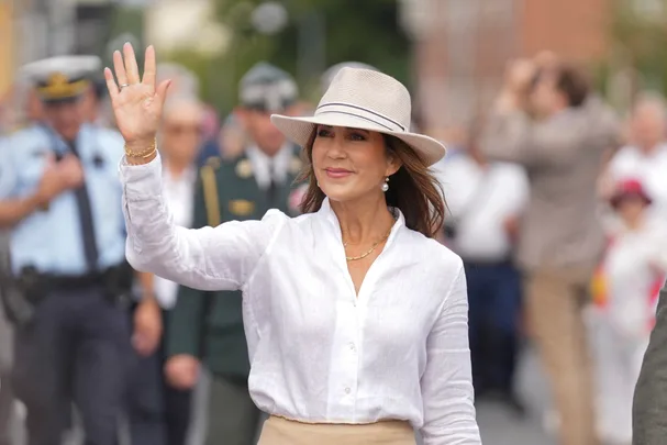 Queen Mary of Denmark wears a hat from Canopy Bay