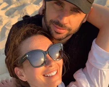 Ricki-Lee Coulter was ‘sculling a beer’ when she locked eyes with her future husband