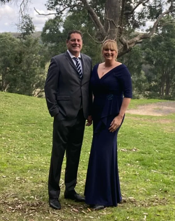 Todd Huggins and Johanna Griggs.