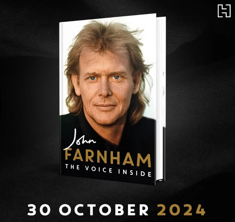 John Farnham's memoir will be released in October 2024.