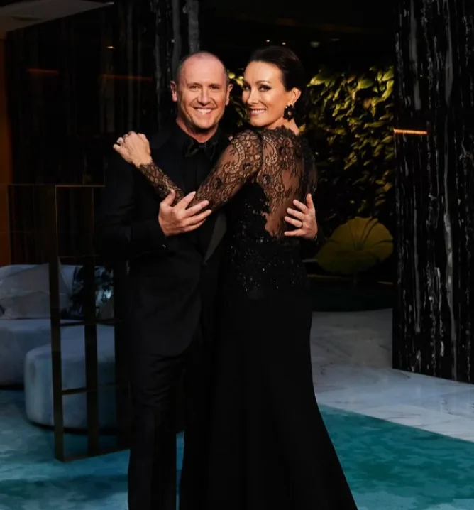 Larry and Sylvie Emdur at the 2024 Logies