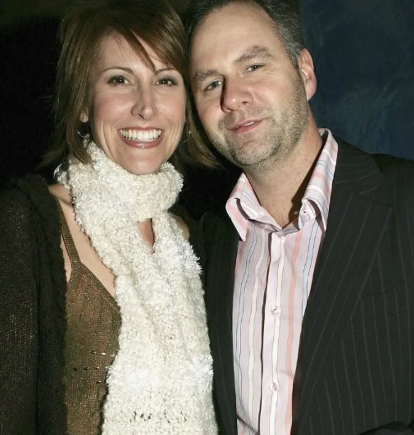 Natalie Barr and her husband Andrew Thompson.