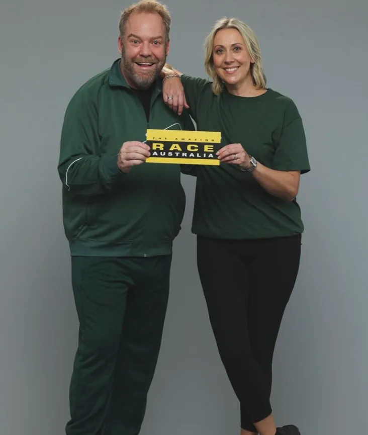 Peter Helliar and his wife Bridget.