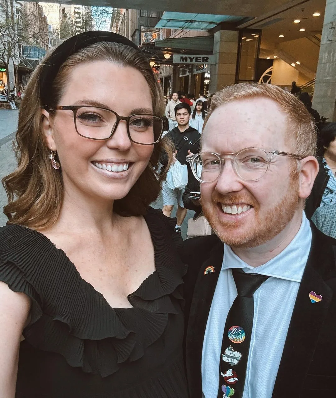 Luke McGregor and Amy Thunig
