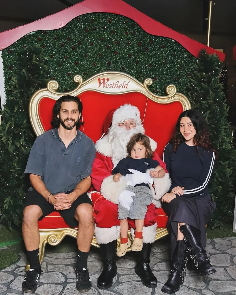 Michael and Martha with son, Christmas 2024