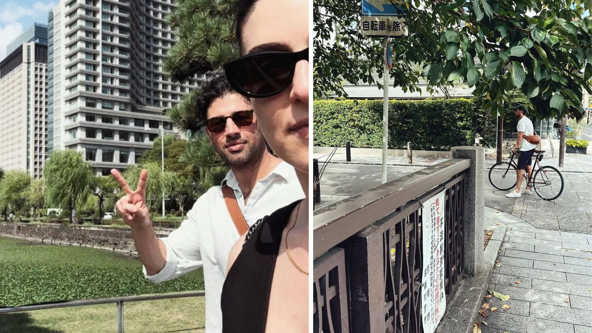 Sarah Abo and Cyrus Moran in Japan.