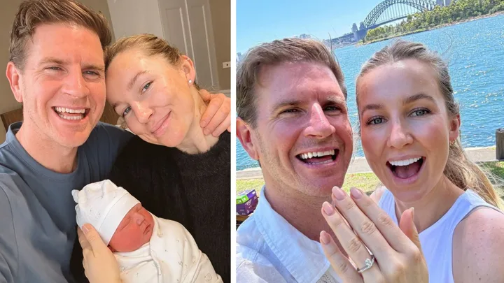Sam Mac and Rebecca James have welcomed their second child after getting engaged in December 2023.