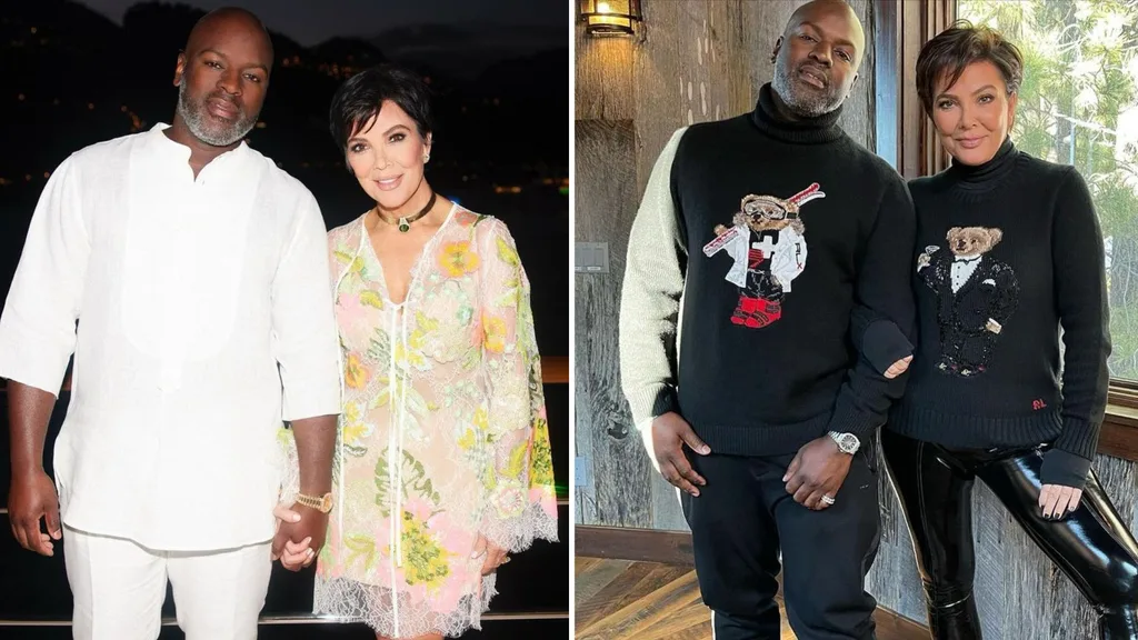 Corey Gamble and Kris Jenner