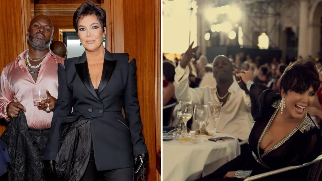 Corey Gamble and Kris Jenner