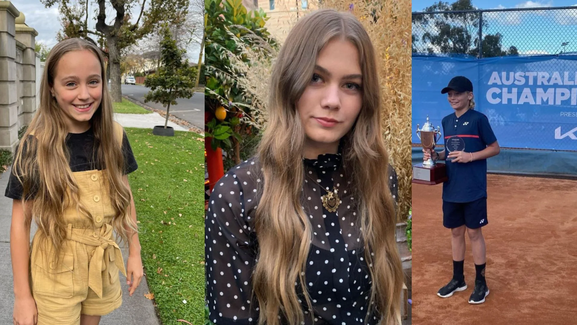L-R: Ava, Mia and Cruz Hewitt