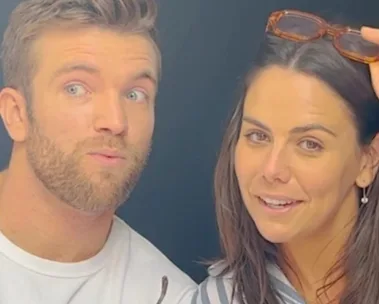 Emily Weir and Home and Away co-star Tristan Gorey.