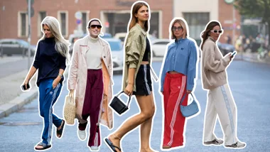 Street style wearing Adidas Track Pants