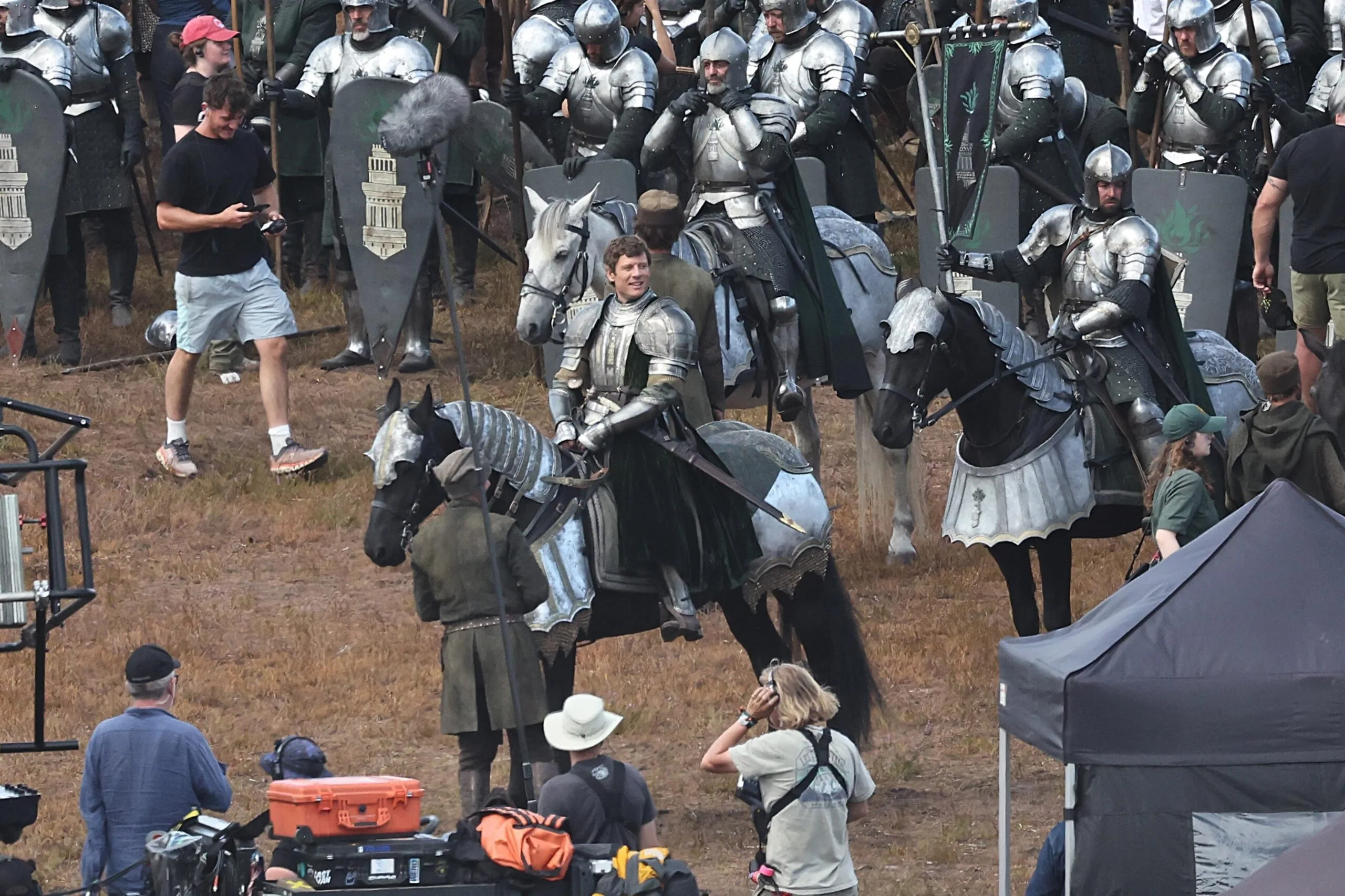 a photo from the set of house of the dragon season 3