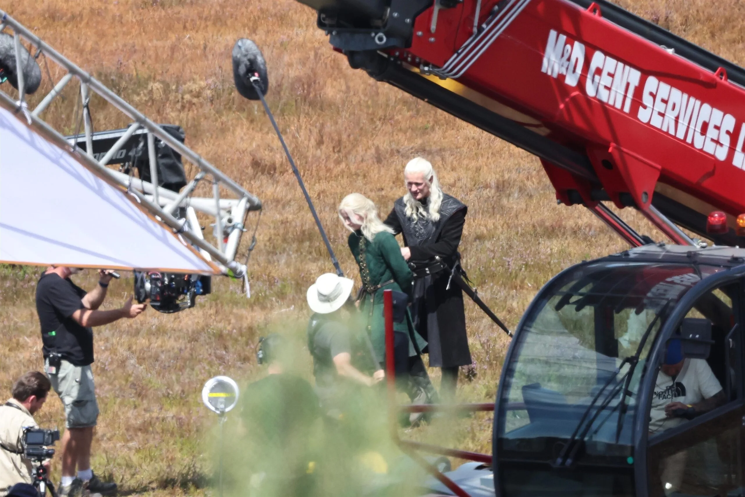 a photo from the set of house of the dragon season 3