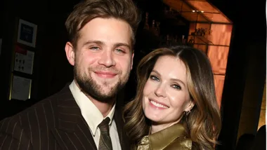 Leo Woodall and Meghann Fahy