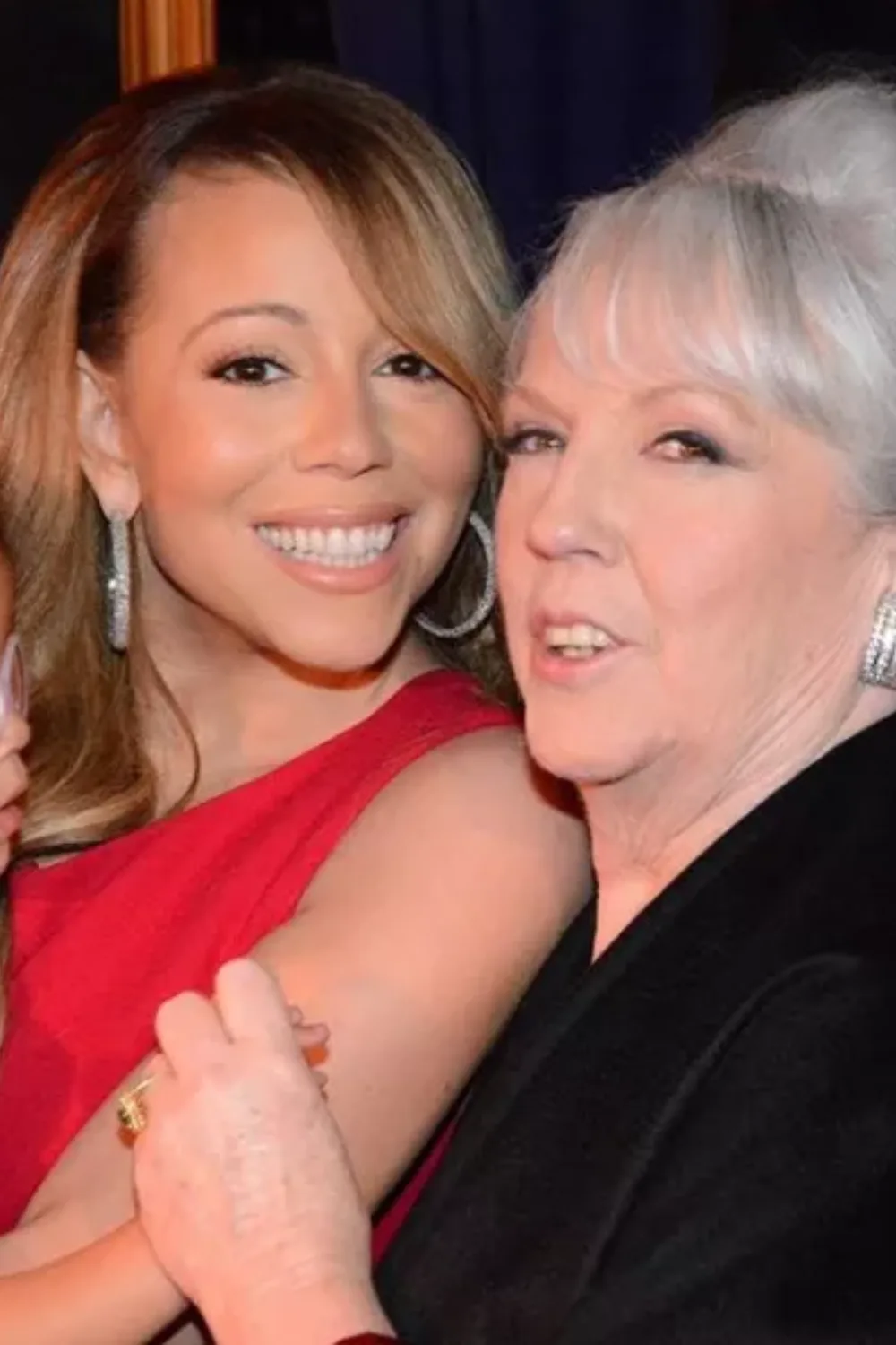 Mariah Carey and her mother Patricia.