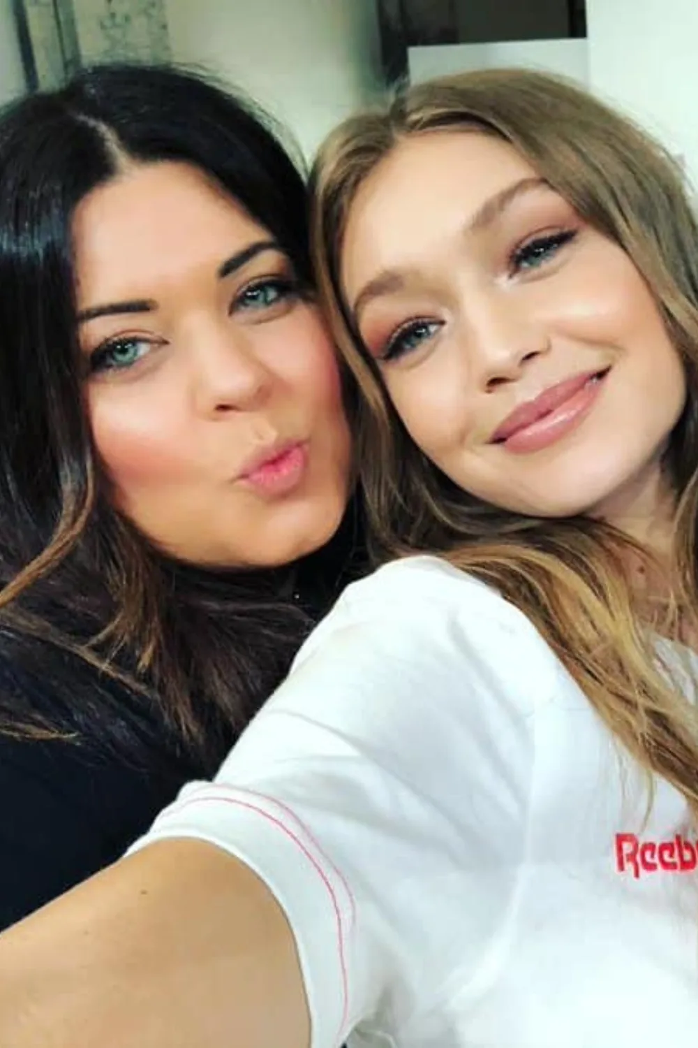 Marie Uva and Gigi Hadid.