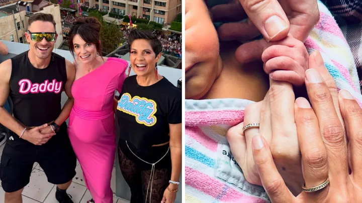 Narelda Jacobs and  wife Karina Natt  welcome first baby