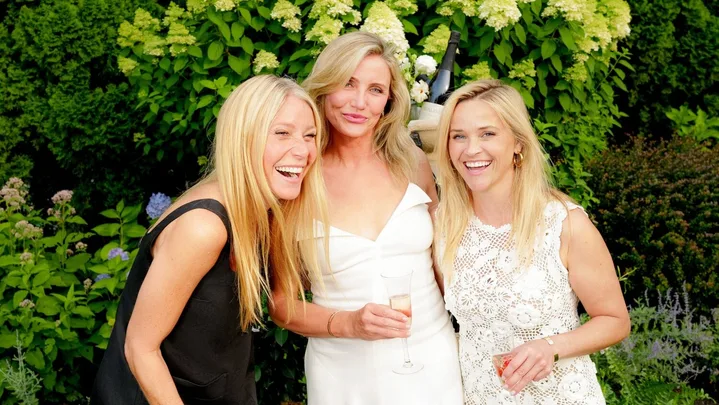 Gwyneth Paltrow, Cameron Diaz, Reese Witherspoon Avaline 4 Year Anniversary Dinner in the Hamptons, Private Residence, East Hampton, New York, United States - 26 Jul 2024