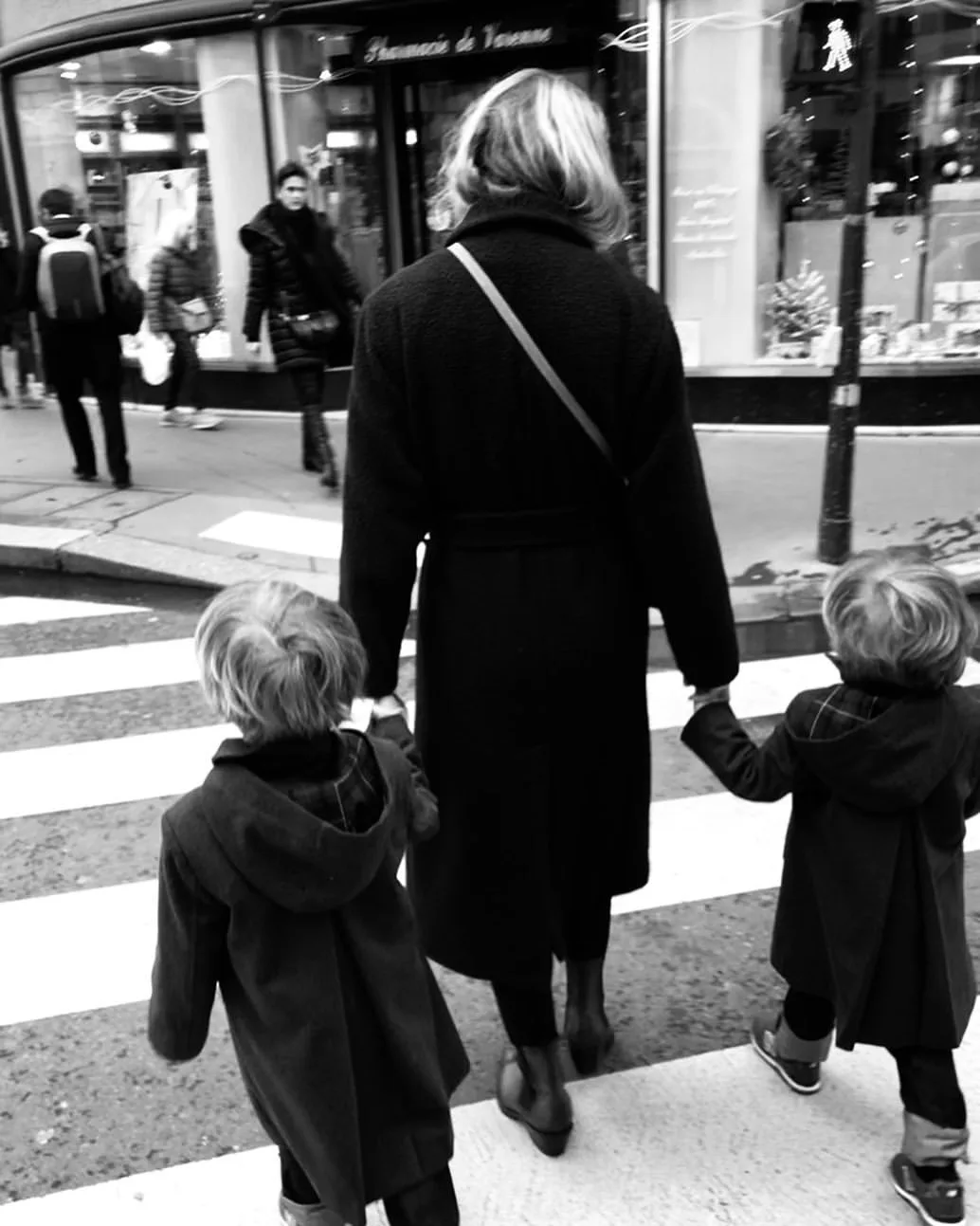 Melissa George and two eldest sons