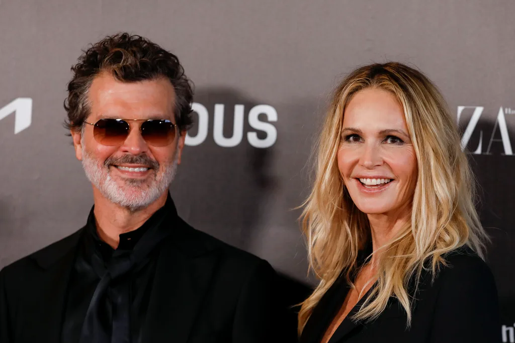 MADRID, SPAIN - NOVEMBER 15: (L-R) Doyle Bramhall and Elle Macpherson attend the Harper's Bazaar Women Of The Year Awards 2023 at Cines Callao on November 15, 2023 in Madrid, Spain.