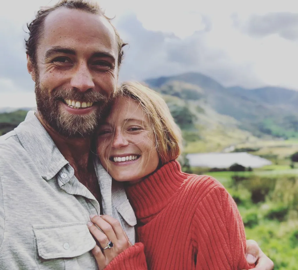 James Middleton and wife