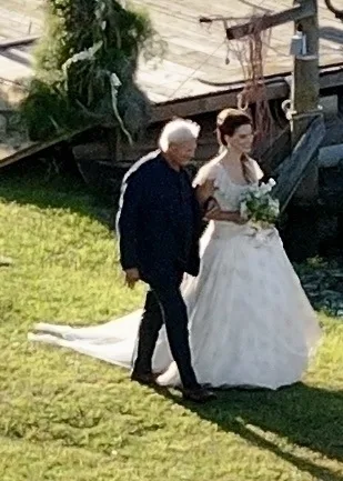Lana Del Rey on her wedding day