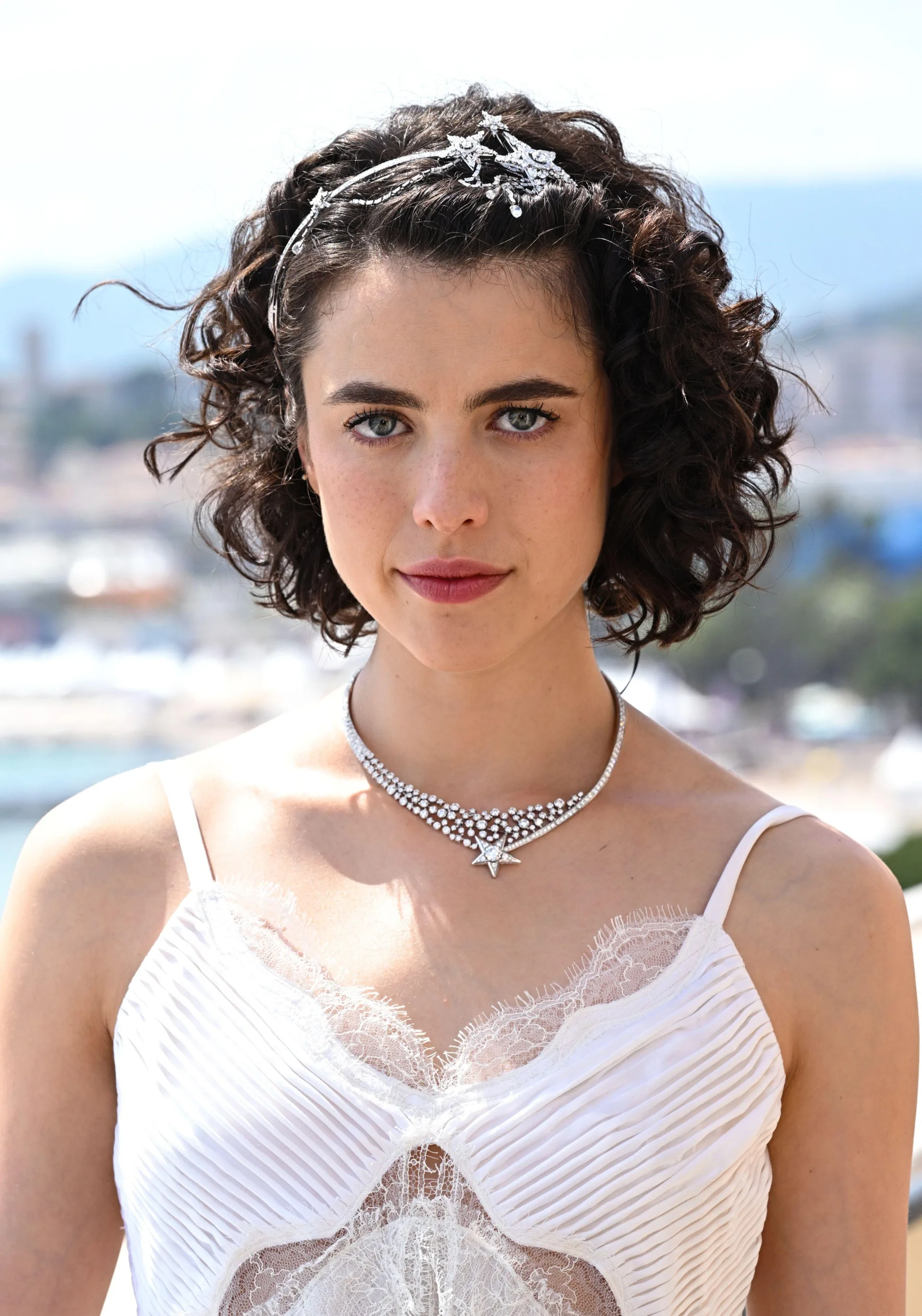 Margaret Qualley attending The Substance photocall in Cannes