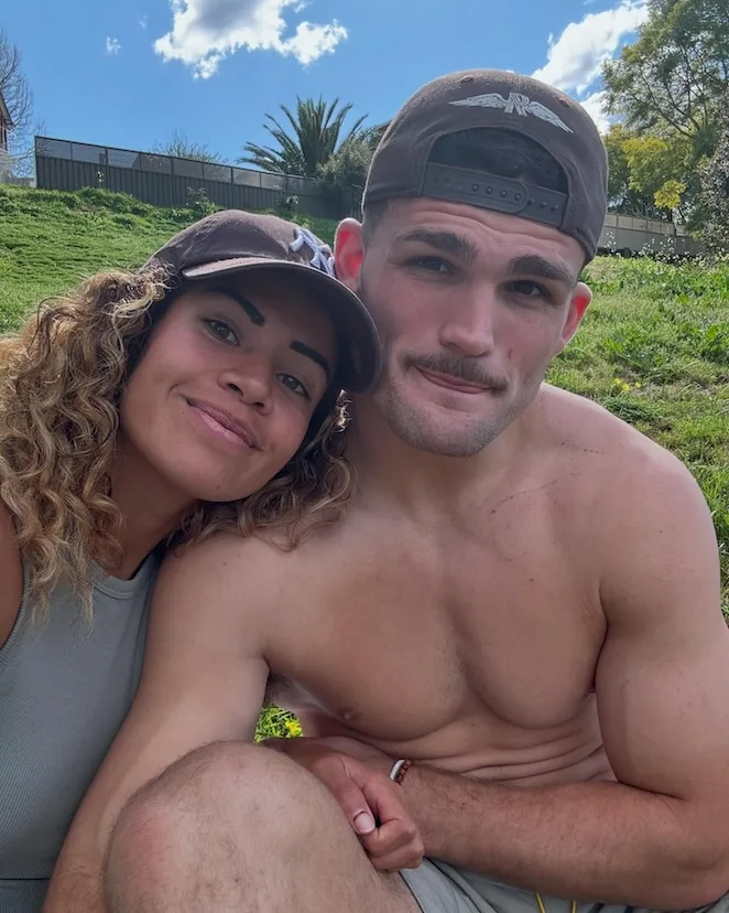Nathan Cleary and Mary Fowler