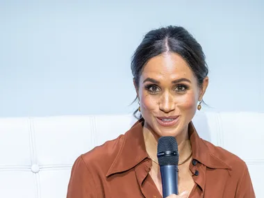 Meghan Markle gives speech in colombia