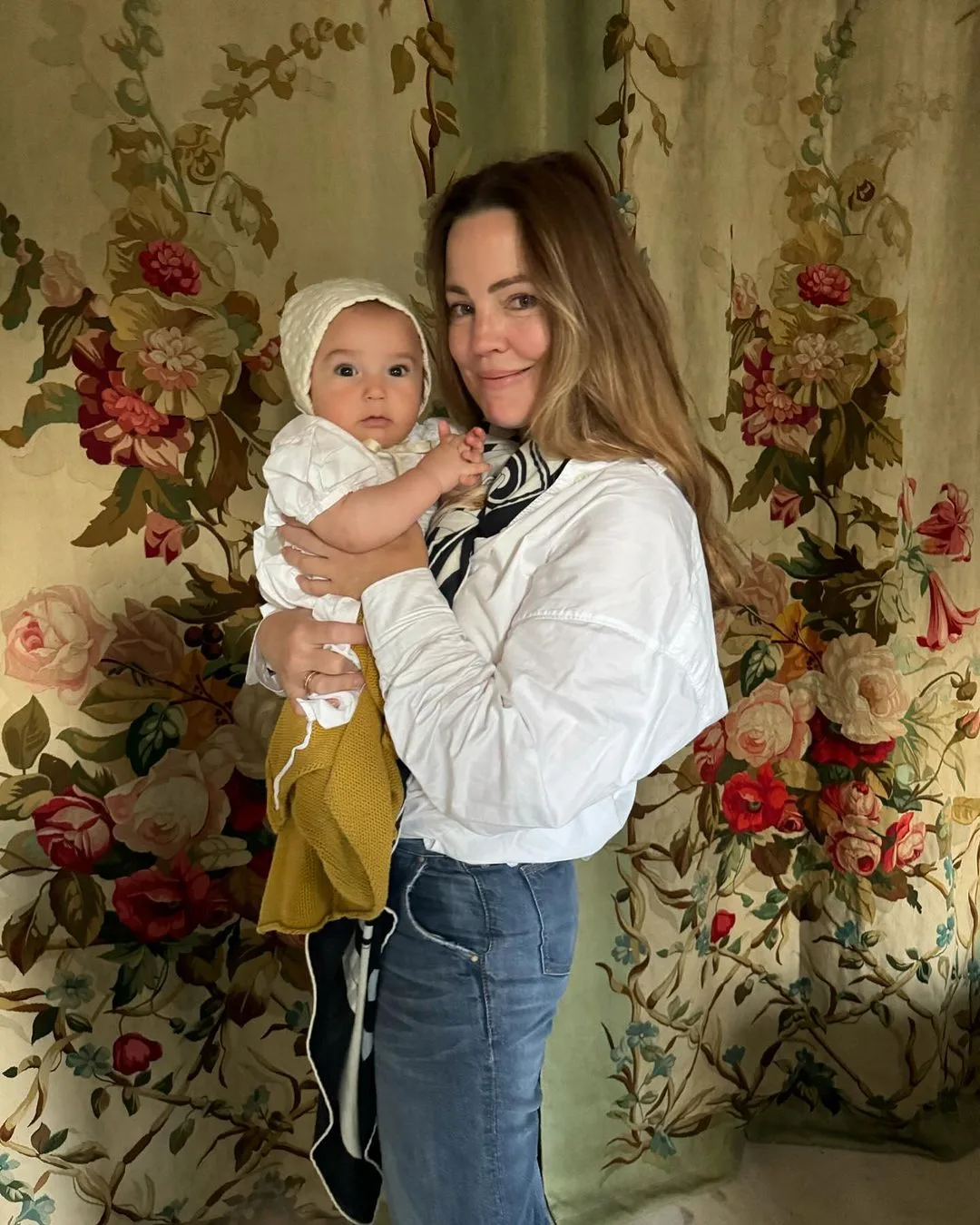 Melissa George and third son 
