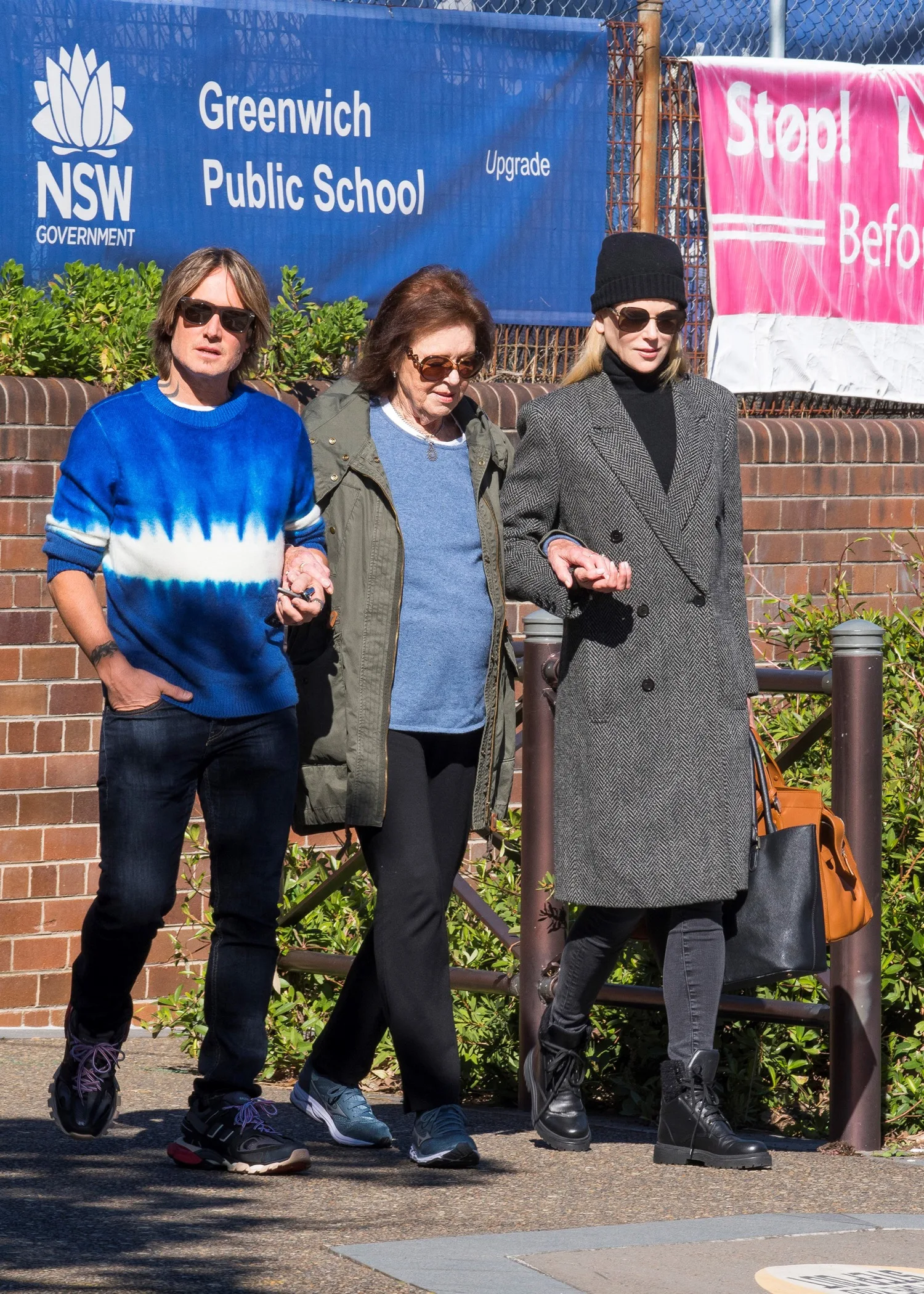 Nicole Kidman with Keith Urban and Janelle Kidman 