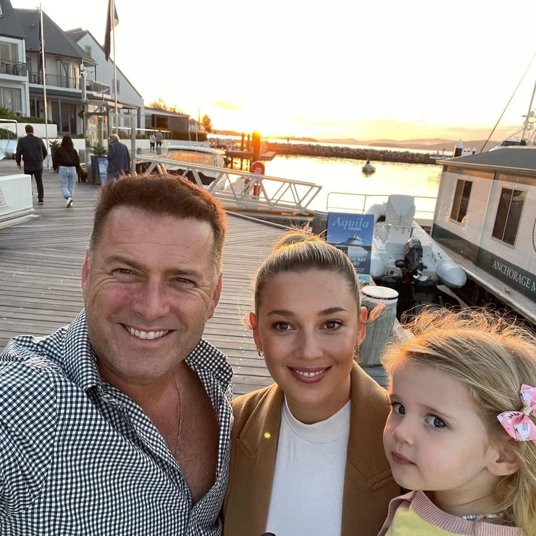 Karl, Jasmine and 4-year old Harper take a selfie