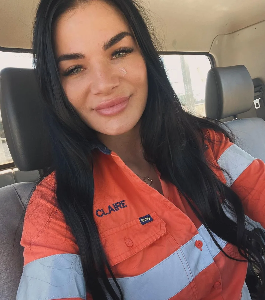 Claire Saunders wearing Hi Vis