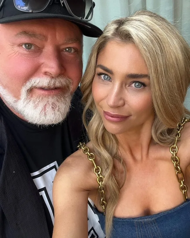 Selfie of Kyle Sandilands and Tegan Kynaston