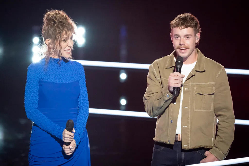The Voice Tia Barnes and Elias Lanyon