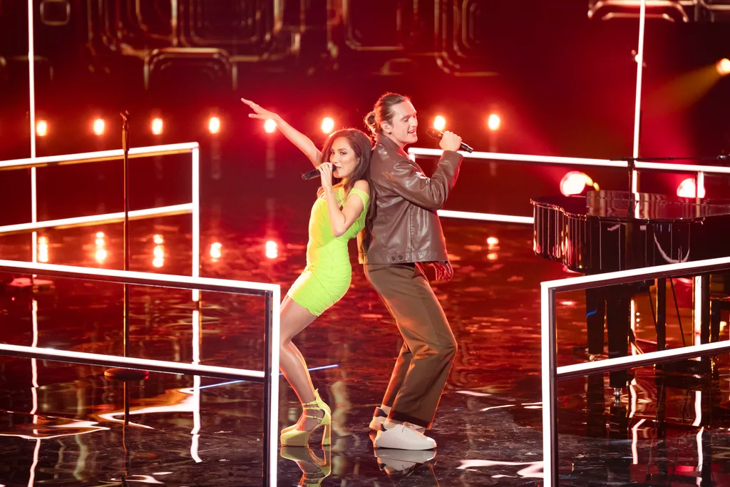 The Voice Australia's Tom Leeming and Lana Sayah