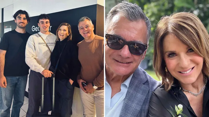 Kylie Gillies and family