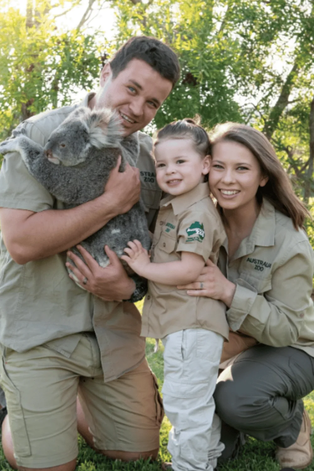 Bindi Irwin, Chandler Powell, and Grace Warrior.