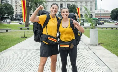 Meet the Matildas tackling The Amazing Race Australia: Chloe Logarzo and Emily Gielnik.